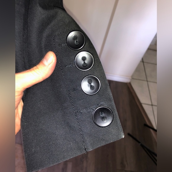 Roxy Long Black Trench Dress Coat - Picture 4 of 6